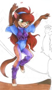 Rating: Safe Score: 0 Tags: 1980s_theme 3_toes 5_fingers 80s_clothing accessory aikon anthro barefoot biped brown_body brown_feet brown_fur clothing dancing danielle_bickham domestic_cat e621 feet felid feline felis female fingers fur green_eyes hair hair_accessory happy hindpaw leg_warmers legwear leotard looking_down mammal open_mouth open_smile paws pink_inner_ear pink_nose red_hair smile solo tail toes User: bunchy7s