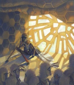Rating: Safe Score: 0 Tags: ambiguous_gender anthro arthropod bee detailed detailed_background digital_media_(artwork) digital_painting_(artwork) dimespin e621 full-length_portrait group hexagon honeycomb hymenopteran insect insect_wings lonely painting_(artwork) portrait sad sitting toony wings User: bunchy7s