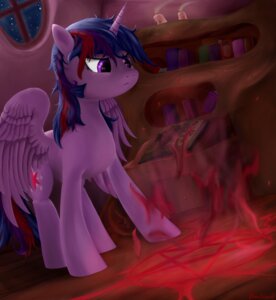 Rating: Safe Score: 0 Tags: 2013 banblade book candle cutie_mark dark_magic detailed_background digital_media_(artwork) dutch_angle e621 equid equine feathered_wings feathers female feral friendship_is_magic full-length_portrait fur glowing hair hasbro hi_res horn inside inverted_pentacle low-angle_view magic magic_circle mammal messy_hair multicolored_hair my_little_pony mythological_creature mythological_equine mythology night occult_symbol pentacle pentagram portrait purple_body purple_eyes purple_feathers purple_fur purple_hair quadruped ritual smoke solo standing star story story_in_description symbol tail twilight_sparkle_(mlp) two_tone_hair window winged_unicorn wings User: bunchy7s