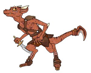 Rating: Safe Score: 0 Tags: 2012 5:4 anthro armor blade dagger e621 horn kobold lilyukitty lizard male melee_weapon miblic reptile scalie simple_background solo tail tail_blade unconvincing_armor warrior weapon weapon_tail white_background User: bunchy7s