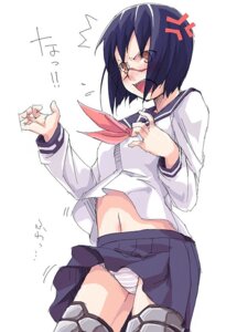 Rating: Questionable Score: 0 Tags: bob_cut busou_renkin clothing face female kyo kyo_(kuroichigo) panties rule34 scar school_uniform skirt solo striped striped_panties tsumura_tokiko underwear upskirt valkyrie_skirt User: bunchy7s