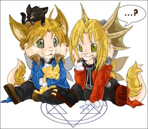Rating: Safe Score: 0 Tags: alchemy alphonse_elric anthro chalk chibi darkuangel domestic_cat dragon duo e621 edward_elric ellipsis felid feline felis front_view fullmetal_alchemist hybrid magic male mammal mythological_creature mythological_scalie mythology numa scalie sitting summoning_circle tail young young_anthro young_male User: bunchy7s