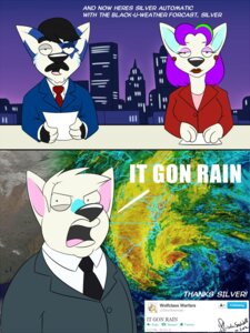 Rating: Safe Score: 0 Tags: 2012 3:4 anthro canid canine canis clothing comic dialogue digital_media_(artwork) e621 english_text family_guy female fox fur hair hybrid impact_(font) lady_rain littlebluewolfleo male mammal news open_mouth parody silverautomatic text wintersnowolf wolf User: bunchy7s