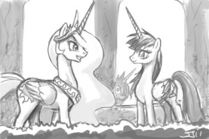 Rating: Safe Score: 0 Tags: 3:2 alternate_species cutie_mark detailed_background e621 equid equine feathered_wings feathers female feral friendship_is_magic greyscale group happy hasbro horn john_joseco lauren_faust_(character) mammal monochrome my_little_pony mythological_creature mythological_equine mythology ponification princess_celestia_(mlp) princess_luna_(mlp) quadruped sibling_(lore) sister_(lore) sisters_(lore) tail toony winged_unicorn wings User: bunchy7s