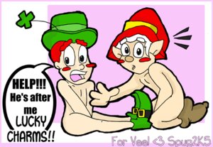 Rating: Explicit Score: 0 Tags: 2005 ernest_j_keebler ernie_elf european_mythology irish_mythology keebler leprechaun lucky_(lucky_charms) lucky_charms male male_only mascot mythology public_domain rule34 spug User: bunchy7s