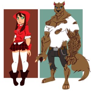 Rating: Safe Score: 0 Tags: 1:1 2010 anthro big_bad_wolf canid canine canis chain clothing duo e621 fairy_tales female hodori hoodie human legwear little_red_riding_hood little_red_riding_hood_(copyright) male mammal school_uniform stockings tail tattoo topwear torn_clothing uniform wolf User: bunchy7s