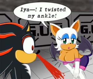 Rating: Questionable Score: 0 Tags: anime_nosebleed anthro bat black_body black_fur blood blush bodily_fluids boots breasts bubba_trex chest_tuft cleavage clothed clothing duo e621 eulipotyphlan female footwear fur gloves green_eyes hair half-closed_eyes handwear hedgehog male mammal membrane_(anatomy) membranous_wings narrowed_eyes nosebleed red_eyes rouge_the_bat sega shadow_the_hedgehog shocked shoes sonic_the_hedgehog_(series) tail tuft white_clothing white_hair wings User: bunchy7s