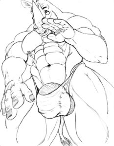 Rating: Explicit Score: 0 Tags: abs anthro balls biceps big_muscles big_penis biped bulge clothed clothing detailed_bulge e621 enzi eyewear flaccid genital_outline genitals glasses horn humanoid_genitalia humanoid_penis male mammal monochrome muscular muscular_anthro muscular_male nipples pecs penis penis_base penis_outline pose rhinoceros solo speedo standing sudonym swimwear tail thick_penis thong topless underwear wardrobe_malfunction User: bunchy7s
