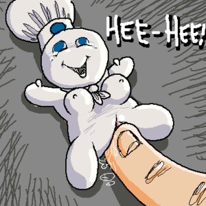 Rating: Explicit Score: 0 Tags: 1:1 ambiguous_gender beige_skin blue_eyes breasts chef_hat color female finger fingering hat human interspecies lying mascot nipples on_back open_eyes pillsbury poppin'_fresh pussy rule34 rule_63 size_difference smile unknown_gender vulva white_skin User: bunchy7s