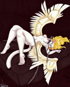 Rating: Explicit Score: 0 Tags: angel anthro bdsm bondage bound breasts chain chain_leash clipped_wings domestic_cat e621 feathered_wings feathers felid feline felis female genitals leash malachi mammal nipples solo submissive submissive_female tail vulva wings User: bunchy7s