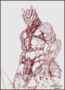 Rating: Explicit Score: 0 Tags: 2007 anthro armor bdsm biped bondage bottomless bound claws clothed clothing cock_armor dragon dragonborn_(dnd) dreke dungeons_and_dragons e621 erection genitals glans harness hasbro humanoid_genitalia humanoid_penis leather looking_at_viewer male monochrome muscular muscular_anthro muscular_male mythological_creature mythological_scalie mythology nipples non-mammal_nipples penis scales scalie sketch solo standing tail unconvincing_armor wizards_of_the_coast User: bunchy7s