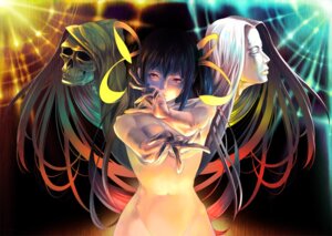 Rating: Questionable Score: 0 Tags: artistic_nude blue_hair bow breasts covering covering_breasts curvy dizzy_(guilty_gear) female guilty_gear hairbow hands long_hair mifuji necro_(guilty_gear) nude red_eyes ribbon rule34 skull undine_(guilty_gear) wings User: bunchy7s