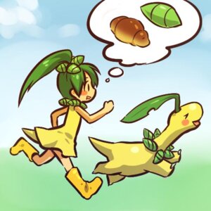 Rating: Safe Score: 0 Tags: 1:1 alternate_species bayleef bread clothing cosplay dress duo e621 eyes_closed female feral food generation_2_pokemon green_hair hair hitec human humanized long_hair mammal nintendo pokemon pokemon_(species) quadruped tail thought_bubble User: bunchy7s