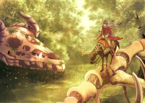 Rating: Safe Score: 0 Tags: ambiguous_gender antlers bone bridle brown_hair deer detailed_background dragon duo e621 fantasy feral grass hair hi_res hooves horn human leaf male mammal mythological_creature mythological_scalie mythology nature nikichi outside plant reins riding saddle scalie scarf skull straddling tack User: bunchy7s