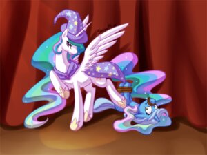 Rating: Safe Score: 0 Tags: 4:3 blue_body blue_fur blue_hair bound bound_female cape clothing cutie_mark detailed_background duo e621 equid equine feathered_wings feathers female feral friendship_is_magic fur gag gagged hair hasbro hat headgear headwear hogtied horn mammal multicolored_hair my_little_pony mythological_creature mythological_equine mythology princess princess_celestia_(mlp) purple_eyes quadruped rainbow_hair rope royalty shinepaw size_difference star tail toony trixie_(mlp) unicorn white_body white_feathers white_fur winged_unicorn wings wizard_hat User: bunchy7s