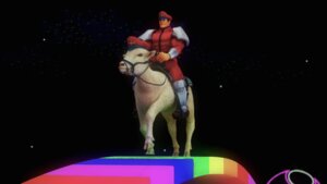 Rating: Safe Score: 0 Tags: 16:9 3d_(artwork) 3d_animation ambiguous_gender animated animated_gif bovid bovine bridle capcom cattle cloven_hooves crossover digital_media_(artwork) duo e621 feral fungus hooves human luigi m._bison male mammal mario_bros mushroom neon nintendo rainbow rainbow_road reins riding saddle short_playtime sky space star starry_sky street_fighter tack unknown_artist what widescreen User: bunchy7s