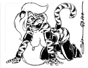 Rating: Explicit Score: 0 Tags: 1993 all_fours anthro ass_up ball_gag bdsm black_and_white bondage boots bound breasts clothing cuff_(restraint) e621 eyebrows eyelashes felid female footwear gag gagged halter harness harness_ball_gag harness_gag king-cheetah legwear looking_away mammal monochrome muzzle_(object) nipple_piercing nipples pantherine piercing restraints shackles shoes solo submissive submissive_female tail thigh_boots thigh_highs tiger User: bunchy7s