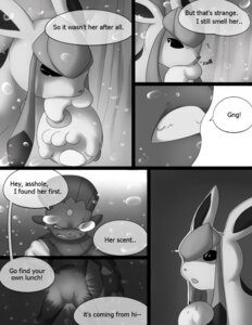 Rating: Safe Score: 0 Tags: 2012 ambiguous_gender angry claws comic dialogue digital_drawing_(artwork) digital_media_(artwork) e621 eeveelution english_text feral generation_4_pokemon glaceon greyscale group happiny hi_res male monochrome nintendo outside pokemon pokemon_(species) profanity shaded snow soft_shading speech_bubble tderek99 text weavile winter User: bunchy7s