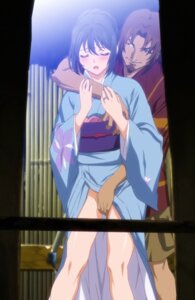 Rating: Explicit Score: 0 Tags: artist_request breast_grab breasts character_request closed_eyes clothed_sex female highres pointy_chin request rule34 source_request yukata User: bunchy7s