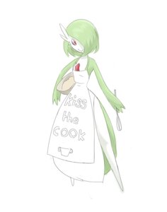 Rating: Safe Score: 0 Tags: apron breasts cleavage clothed clothing e621 english_text female gardevoir generation_3_pokemon mammal nintendo not_furry pokemon pokemon_(species) solo text unknown_artist User: bunchy7s
