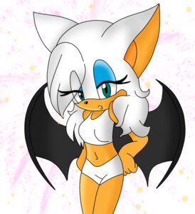 Rating: Safe Score: 0 Tags: anthro bat blue_eyes bottomwear brouge4ever clothing e621 female fur hair half-closed_eyes mammal membrane_(anatomy) membranous_wings midriff narrowed_eyes navel rouge_the_bat sega shirt shorts solo sonic_the_hedgehog_(series) topwear white_body white_clothing white_fur white_hair wings User: bunchy7s