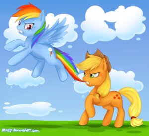 Rating: Safe Score: 0 Tags: 2011 applejack_(mlp) bite blonde_hair blue_body blue_feathers blue_fur clenched_teeth clothing cloud cowboy_hat cutie_mark duo e621 earth_pony equid equine eye_contact feathered_wings feathers female feral flying friendship_is_magic fur green_eyes hair hasbro hat headgear headwear hi_res horse looking_at_another mammal mn27 multicolored_hair multicolored_tail my_little_pony mythological_creature mythological_equine mythology orange_body orange_fur pegasus pony purple_eyes rainbow_dash_(mlp) rainbow_hair rainbow_tail simple_background tail tail_bite tail_fetish tail_in_mouth tail_play teeth wings User: bunchy7s