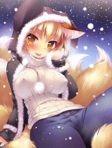 Rating: Questionable Score: 0 Tags: 2012 amber_eyes animal_humanoid big_breasts blonde_hair blush breast_focus breasts canid canid_humanoid canine canine_humanoid clothed clothing e621 female fluffy fluffy_tail fox fox_humanoid fully_clothed hair hi_res humanoid ikuta_takanon leaning light_theme looking_at_viewer mammal mammal_humanoid multi_tail nipple_outline outside ran_yakumo sitting smile snow solo sweater tail tongue tongue_out topwear touhou wet yellow_eyes User: bunchy7s