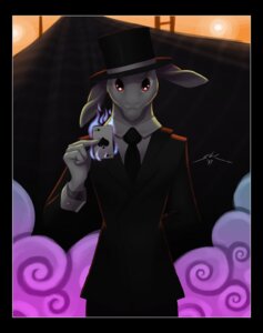 Rating: Safe Score: 0 Tags: 2011 accessory ace_of_spades anthro biped black_border black_tie_(suit) border card clothed clothing e621 gloves handwear hat headgear headwear holding_card holding_object holding_single_card lagomorph leporid looking_at_viewer magic male mammal necktie playing_card rabbit red_eyes simple_background solo spades_(suit) spotty_the_cheetah standing suit suit_symbol top_hat User: bunchy7s Rating: Safe Score: 0 Tags: 2011 accessory ace_of_spades anthro biped black_border black_tie_(suit) border card clothed clothing e621 gloves handwear hat headgear headwear holding_card holding_object holding_single_card lagomorph leporid looking_at_viewer magic male mammal necktie playing_card rabbit red_eyes simple_background solo spades_(suit) spotty_the_cheetah standing suit suit_symbol top_hat User: bunchy7s