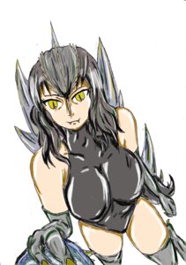 Rating: Safe Score: 0 Tags: absurd_res black_hair breasts e621 fangs female godzilla godzilla_(series) hair hi_res kaiju kenn looking_at_viewer pupils simple_background slit_pupils smile solo spines standing teeth toho unknown_species yellow_eyes User: bunchy7s
