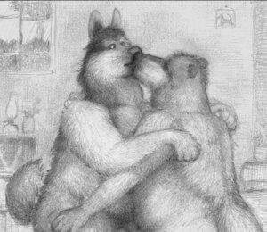 Rating: Questionable Score: 0 Tags: anthro bd canid canine canis domestic_dog duo e621 kissing male mammal monochrome overweight tail User: bunchy7s Rating: Questionable Score: 0 Tags: anthro bd canid canine canis domestic_dog duo e621 kissing male mammal monochrome overweight tail User: bunchy7s