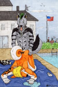 Rating: Explicit Score: 0 Tags: 2011 ace_stryker ambiguous_gender anal anal_penetration anthro canid canine canis derp_eyes domestic_dog duo_focus e621 facial_hair from_behind_position goatee group hi_res husky male male/male male_penetrated male_penetrating male_penetrating_male mammal marker_(artwork) mixed_media nordic_sled_dog nude pen_(artwork) penetration piercing ryan_sanderson sex spitz swimming_pool tail tattoo traditional_media_(artwork) voyeur water wolf User: bunchy7s