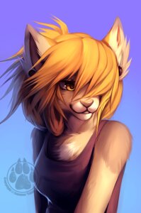 Rating: Safe Score: 0 Tags: 2012 anthro clothing digital_media_(artwork) digital_painting_(artwork) doe_(doe.) e621 ear_piercing falvie felid female gauged_ear hair hair_over_eye mammal one_eye_obstructed orange_eyes orange_hair painting_(artwork) piercing shirt solo tank_top topwear User: bunchy7s