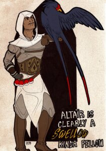Rating: Safe Score: 0 Tags: altair_ibn-la'ahad armor assassin assassin's_creed avian beak belt boots brown_body brown_skin clothed clothing crossover duo e621 english_text feathered_wings feathers feral footwear fully_clothed generation_3_pokemon gloves hand_on_hip handwear hood human looking_at_another lupie_stardust male mammal medieval nintendo nude outline perching pokeball pokemon pokemon_(species) scar shoes size_difference standard_pokeball standing swellow tail tail_feathers text ubisoft wings User: bunchy7s