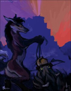 Rating: Questionable Score: 0 Tags: anthro canid canine colorful_theme dominant dominant_female duo e621 felid female forest harness jungle lion male male/female mammal maned_wolf nude oce outside pantherine plant sky submissive submissive_male tail tree User: bunchy7s