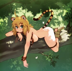 Rating: Questionable Score: 0 Tags: 2010 animal_humanoid big_breasts blonde_hair bracelet breasts butt clothing e621 felid felid_humanoid female footwear forest green_eyes hair humanoid jewelry jungle looking_at_viewer lying mammal mammal_humanoid necklace outside pantherine pantherine_humanoid plant ryoji shoes smile solo stripes tiger_humanoid tree User: bunchy7s