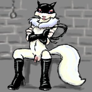 Rating: Explicit Score: 0 Tags: 1:1 anthro balls boots clothing digital_media_(artwork) e621 felid flaccid footwear fur genitals high_heeled_boots high_heels leather low_res male mammal nephilia nude oekaki penis shoes solo tail whip white_body white_fur User: bunchy7s
