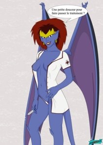 Rating: Explicit Score: 0 Tags: 1girls blue-skinned_female blue_skin breasts brown_hair clothes demona disney fab fab3716 female female_only french_text gargoyle gargoyles hair humanoid mature mature_female nipples nurse nurse_uniform open_clothes red_hair rule34 solo solo_female speech_bubble standing tagme tail text wings User: bunchy7s