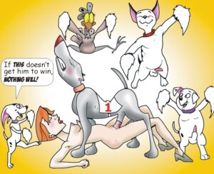 Rating: Explicit Score: 0 Tags: 101_dalmatians 101_dalmatians:_the_series animal_genitalia animal_penis anita_radcliffe avian balls bestiality bird breasts brother_(lore) cadpig canid canine canine_genitalia canine_penis canis cheerleader chicken dalmatian dialogue disney domestic_dog e621 english_text erection eric_the_red female female_on_feral feral galliform genitals greyhound group hair human human_on_feral hunting_dog interspecies lucky_(101_dalmatians) male male/female mammal markings nude penis phasianid pom_poms red_hair rolly_(101_dalmatians) sibling_(lore) sighthound silly sister_(lore) spot_(101_dalmatians) spots spotted_body tail text User: bunchy7s