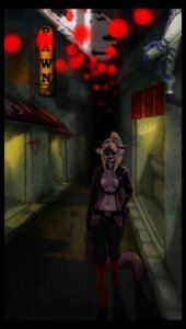 Rating: Safe Score: 0 Tags: 2009 black_border blonde_hair boots border breasts clothed clothing detailed_background e621 eyewear eyewear_on_head felid female footwear front_view hair hi_res high_heeled_boots high_heels kera kosmikophobia mammal outside shoes skimpy solo street tail walking User: bunchy7s