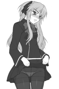 Rating: Explicit Score: 0 Tags: female lowleg lowleg_panties monochrome panties panties_under_pantyhose pantyhose quiz_magic_academy rule34 shalon shichimenchou skirt skirt_lift solo underwear User: bunchy7s