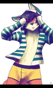 Rating: Safe Score: 0 Tags: 3:5 5_fingers anthro biped black_bars black_hair blush boxer_briefs brown_body brown_fur canid canine clothing e621 fingers fox front_view fur hair hair_over_eye hi_res hoodie jacket looking_at_viewer male mammal one_eye_obstructed orange_body orange_fur pattern_clothing pattern_topwear short_hair simple_background slickfox solo standing striped_clothing striped_topwear stripes teal_nose topwear underwear white_background white_body white_fur yellow_clothing yellow_underwear User: bunchy7s
