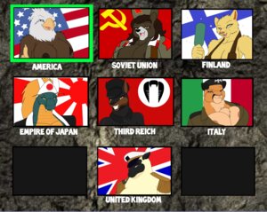 Rating: Questionable Score: 0 Tags: 2012 accipitrid accipitriform american_flag anthro anya_(droll3) avian ayame_(droll3) bald_eagle beak bear big_breasts bird bovid breasts canid canine canis caprine christina_(droll3) clothing cougar domestic_dog domestic_sheep dragon droll3 e621 eagle eastern_dragon england english_text felid feline female finland flag germany hat headgear headwear hi_res humanoid_pointy_ears italy janine_(droll3) japan katriina_(droll3) lena_(droll3) lion mammal multiple_images mythological_creature mythological_scalie mythology nipples non-mammal_breasts non-mammal_nipples pantherine parody pipe pointy_ears reptile rising_sun russian scalie sea_eagle sheep smoking_pipe solo soviet_union text third_reich united_kingdom united_states_of_america world_war_2 User: bunchy7s