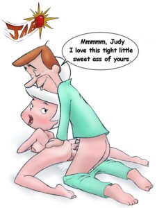 Rating: Explicit Score: 0 Tags: anal anal_penetration anal_sex ass blush breasts cum_in_ass cum_pool father_and_daughter female george_jetson hanna-barbera incest jab judy_jetson moaning nipples nude nude_female pants_down rule34 the_jetsons white_hair User: bunchy7s