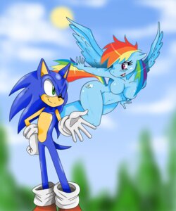 Rating: Questionable Score: 0 Tags: anthro anthrofied big_eyes big_head blue_body blue_feathers blue_fur breasts crossover digital_media_(artwork) duo e621 equid equine eulipotyphlan european_hedgehog feathered_wings feathers featureless_breasts featureless_crotch female friendship_is_magic fur hair hasbro hedgehog hi_res male mammal multicolored_hair multicolored_tail my_little_pony mythological_creature mythological_equine mythology one_eye_closed pegasus rainbow_dash_(mlp) rainbow_hair rainbow_tail sega smile sonic_the_hedgehog sonic_the_hedgehog_(series) sssonic2 tail thick_thighs toony wings wink User: bunchy7s