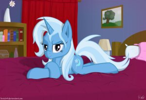 Rating: Safe Score: 0 Tags: 2013 bcrich40 bed blue_body blue_fur book curtains cutie_mark e621 equid equine female feral flower friendship_is_magic fur furniture hair hasbro hi_res horn inside looking_at_viewer lying mammal messy_hair multicolored_hair my_little_pony mythological_creature mythological_equine mythology pillow plant purple_eyes shelf smile solo tail trixie_(mlp) two_tone_hair unicorn vase User: bunchy7s