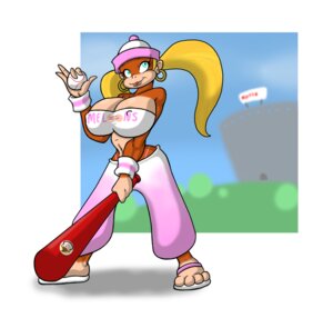 Rating: Questionable Score: 0 Tags: alternative_fashion amekaji anthro ape areola ball baseball_(ball) baseball_bat bat_(object) big_breasts biped blonde_hair breasts clothed clothing donkey_kong_(series) e621 ear_piercing ear_ring female ganguro_(fashion) gyaru hair haplorhine holding_ball holding_object hoop_ear_ring huge_breasts j-fashion kong lordstevie mammal monkey nintendo outside piercing pigtails primate ring_piercing shirt solo standing tank_top thong tiny_kong topwear underwear y2k_(fashion) User: bunchy7s