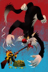 Rating: Safe Score: 0 Tags: 2:3 3_toes 4_fingers aiming aiming_at_another angry anthro avian bird black_body black_eyes black_fur bowl canary cigar claws clothing container dipstick_tail duo e621 eyebrows feathers feet felid finch fingers fur galgard gun hat headgear headwear holding_gun holding_object holding_ranged_weapon holding_weapon looney_tunes male male_anthro mammal markings mostly_nude multicolored_tail naturally_unclothed nude nude_anthro nude_male oscine passerine pet_bowl ranged_weapon red_nose size_difference smoke smoking submachine_gun sylvester_(looney_tunes) tail tail_markings thompson_gun toes tongue tongue_out toony tweety_bird unibrow upside_down warner_brothers weapon whiskers yellow_body yellow_feathers yellow_sclera User: bunchy7s