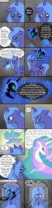 Rating: Safe Score: 0 Tags: 2011 absurd_res blue_body blue_feathers comic cutie_mark e621 english_text equid equine feathered_wings feathers female feral friendship_is_magic hasbro hi_res horn inkypad insane long_image looking_at_mirror looking_at_object mammal mirror my_little_pony mythological_creature mythological_equine mythology nightmare_moon_(mlp) princess_celestia_(mlp) princess_luna_(mlp) quadruped sad tail tall_image text unicorn winged_unicorn wings User: bunchy7s