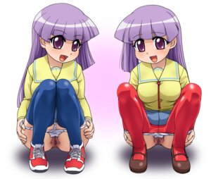 Rating: Explicit Score: 0 Tags: 2girls blue_legwear blue_thighhighs calpara clothing crouch exposed_pussy female female_only kashiwagi_yuuma kashiwagi_yuuna leggings mary_janes multiple_females multiple_girls pani_poni_dash! panties panty_pull pantyhose pubic_hair purple_eyes purple_hair pussy red_legwear red_pantyhose rule34 shoes siblings skirt spread_legs squat squatting thighhighs tights twins underwear white_panties User: bunchy7s