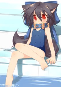 Rating: Safe Score: 0 Tags: 2009 animal_humanoid barefoot black_hair blush canid canid_humanoid canine canine_humanoid canis clothing cocoa_(toba) collar dog_humanoid dog_tail domestic_dog e621 fangs feet female flat_chested hair hi_res humanoid mammal mammal_humanoid one-piece_swimsuit open_mouth red_eyes school_swimsuit sitting solo swimwear teeth toba_hiyoko water young User: bunchy7s
